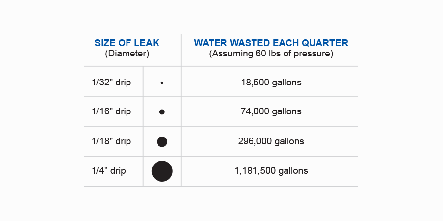 Save Water by Fixing Leaks